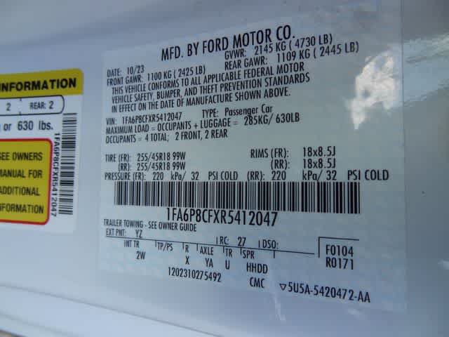 Certified 2024 Ford Mustang GT RWD image 39