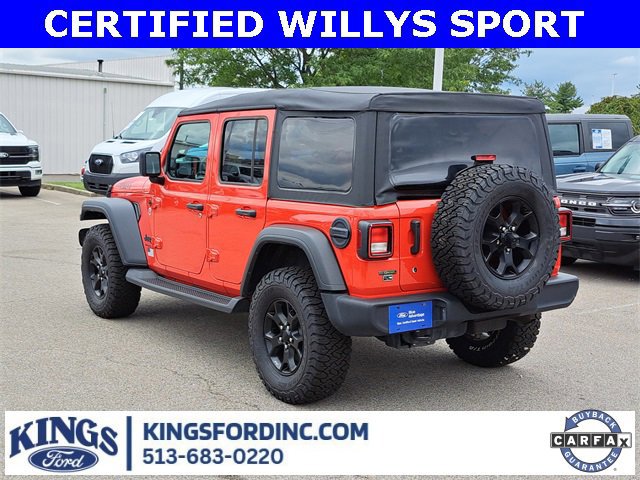 Used 2022 Jeep Wrangler Unlimited Willys image 3
