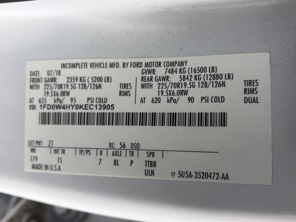 Certified 2019 Ford F450 XL w/ Power Equipment Group AWD/4WD image 9