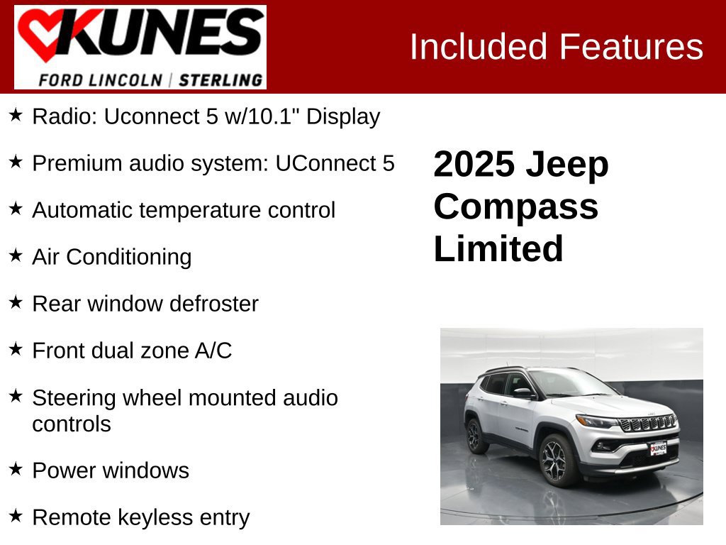 Used 2025 Jeep Compass Limited AWD/4WD image 3