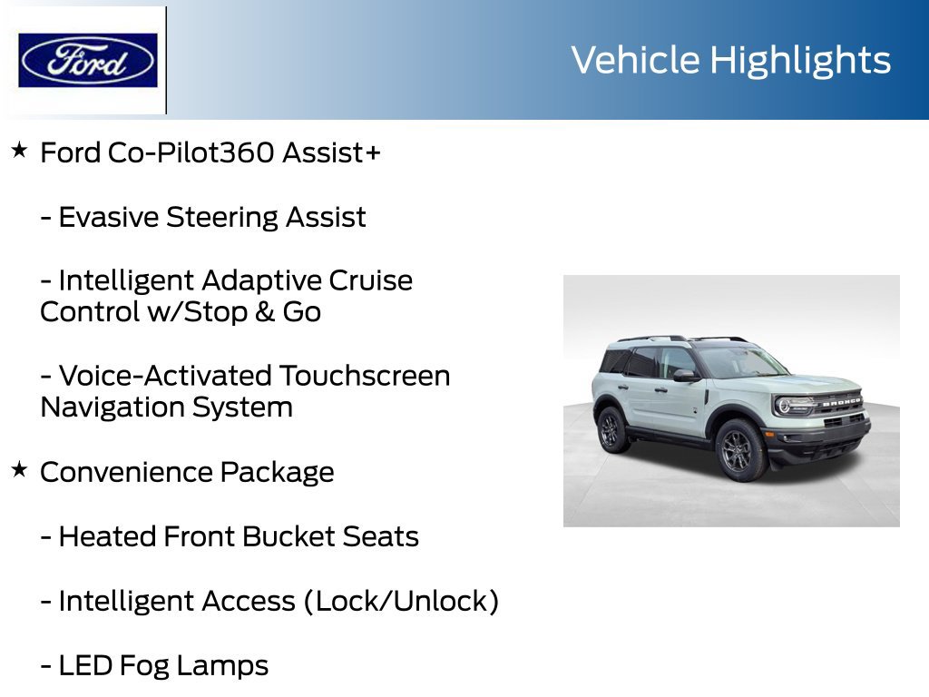 Certified 2023 Ford Bronco Sport Big Bend w/ Convenience Package AWD/4WD image 20