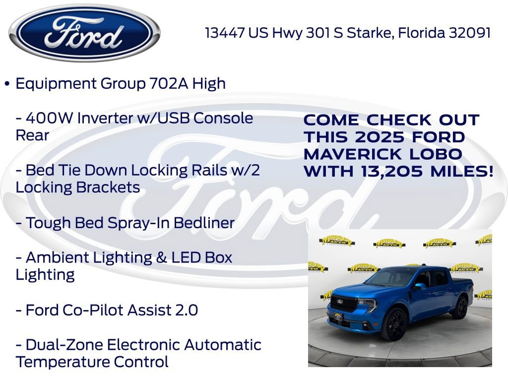 Certified 2025 Ford Maverick Lobo AWD/4WD image 22