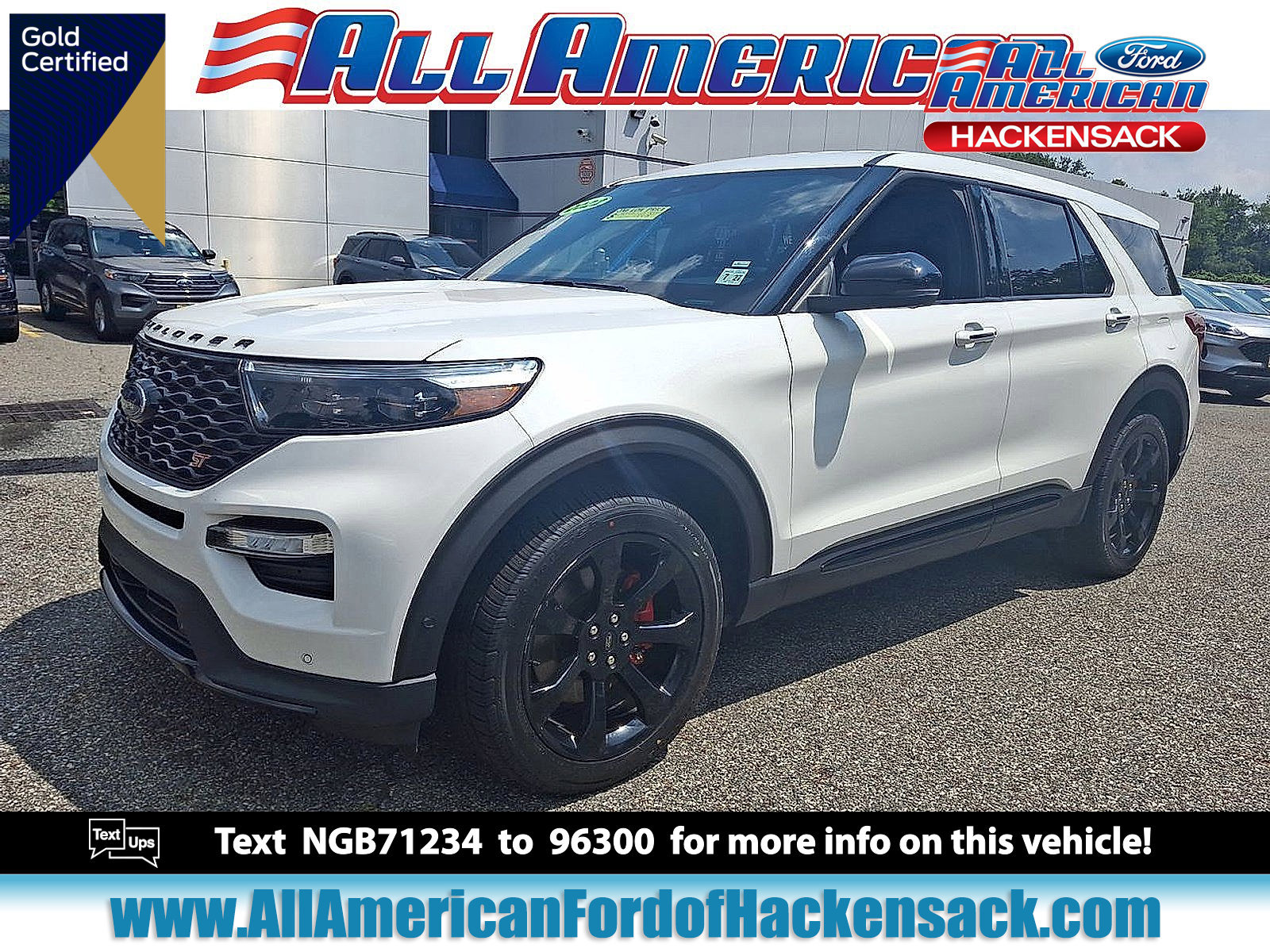 Certified 2022 Ford Explorer ST w/ Equipment Group 401A