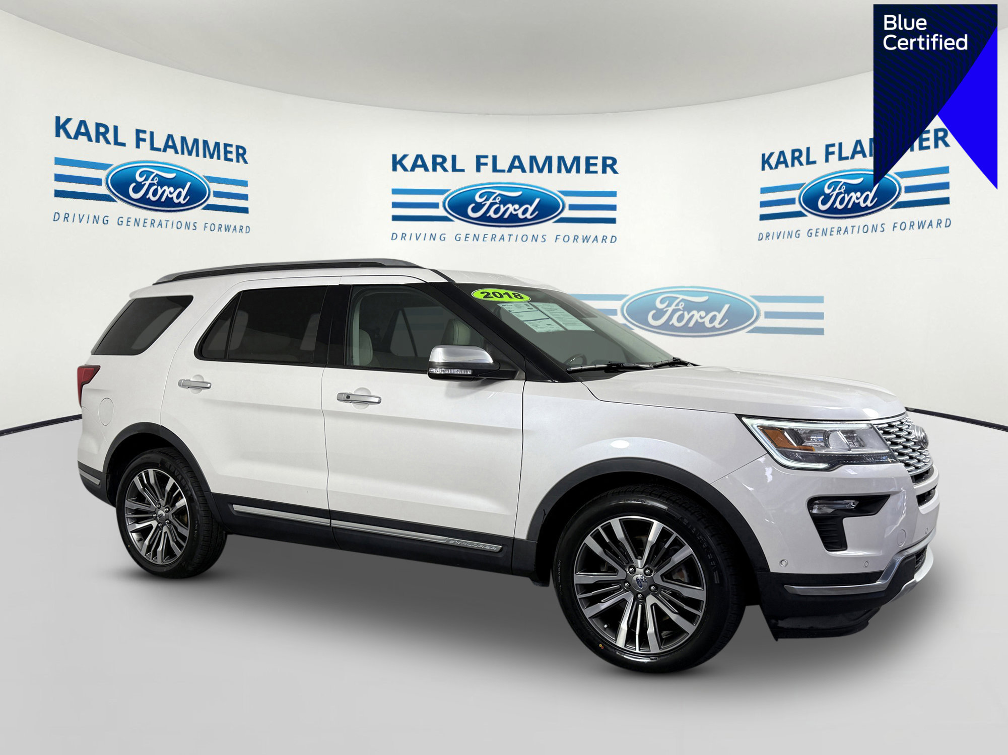 Certified 2018 Ford Explorer Platinum