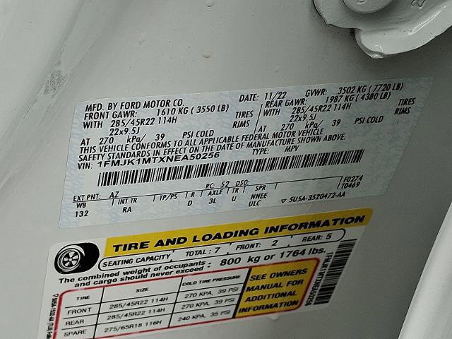 Certified 2022 Ford Expedition Max Platinum image 26