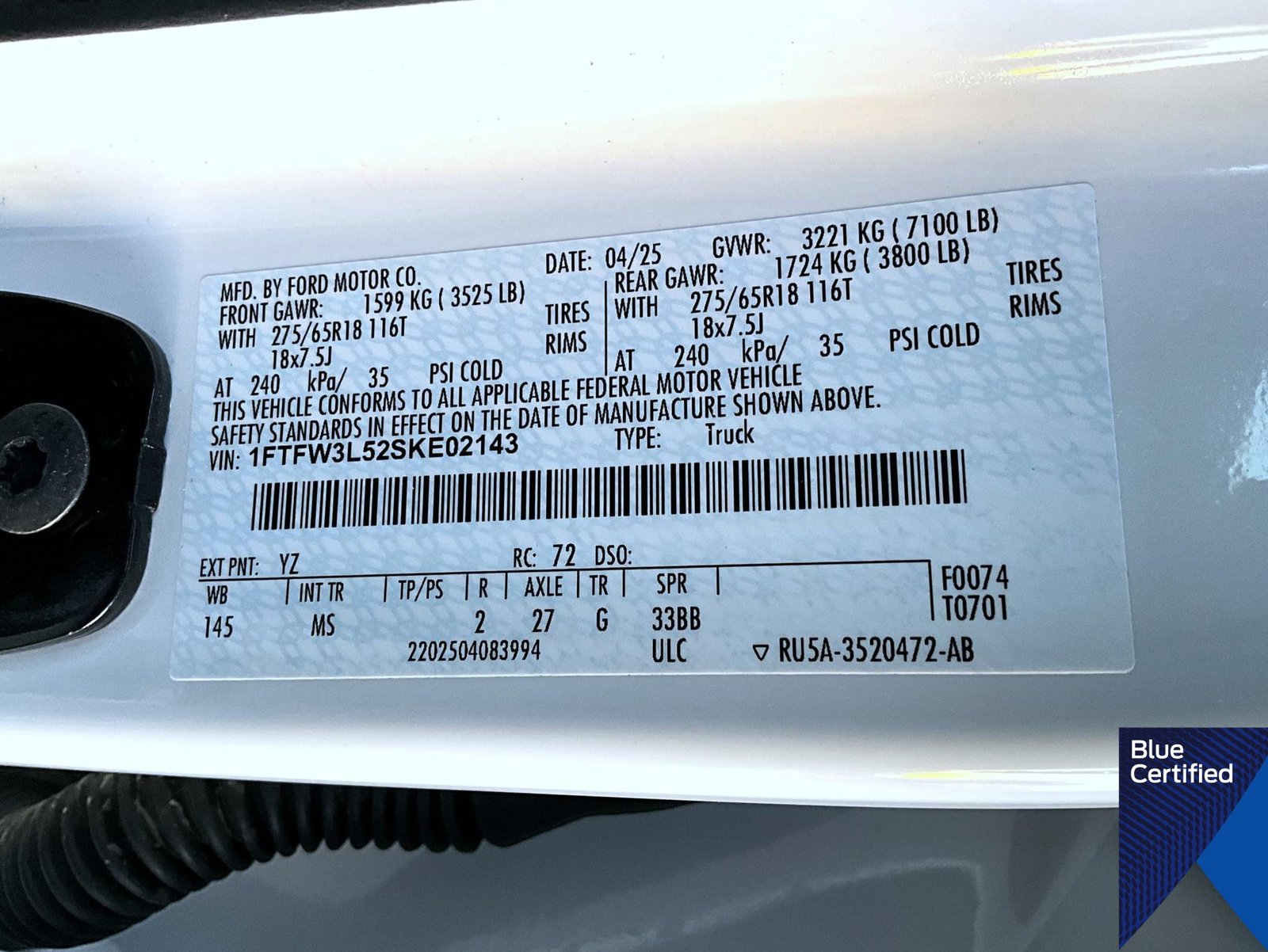Certified 2025 Ford F150 XLT AWD/4WD image 28