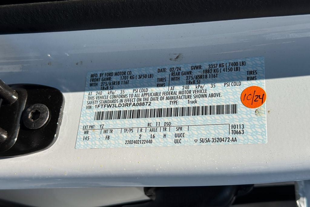 Certified 2024 Ford F150 XLT w/ Equipment Group 302A MID AWD/4WD image 25