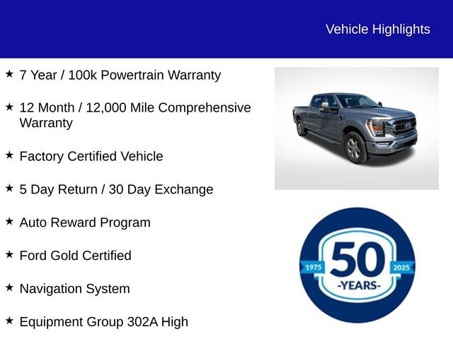 Certified 2023 Ford F150 XLT w/ Equipment Group 302A High AWD/4WD image 5