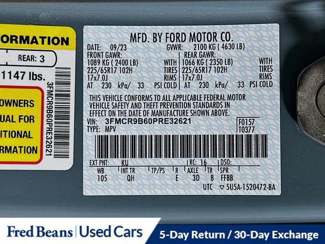 Certified 2023 Ford Bronco Sport Big Bend image 33