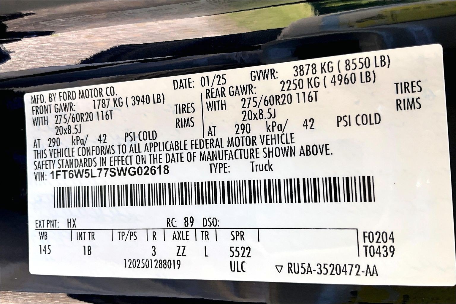 Certified 2025 Ford F150 Lightning Lariat AWD/4WD image 34