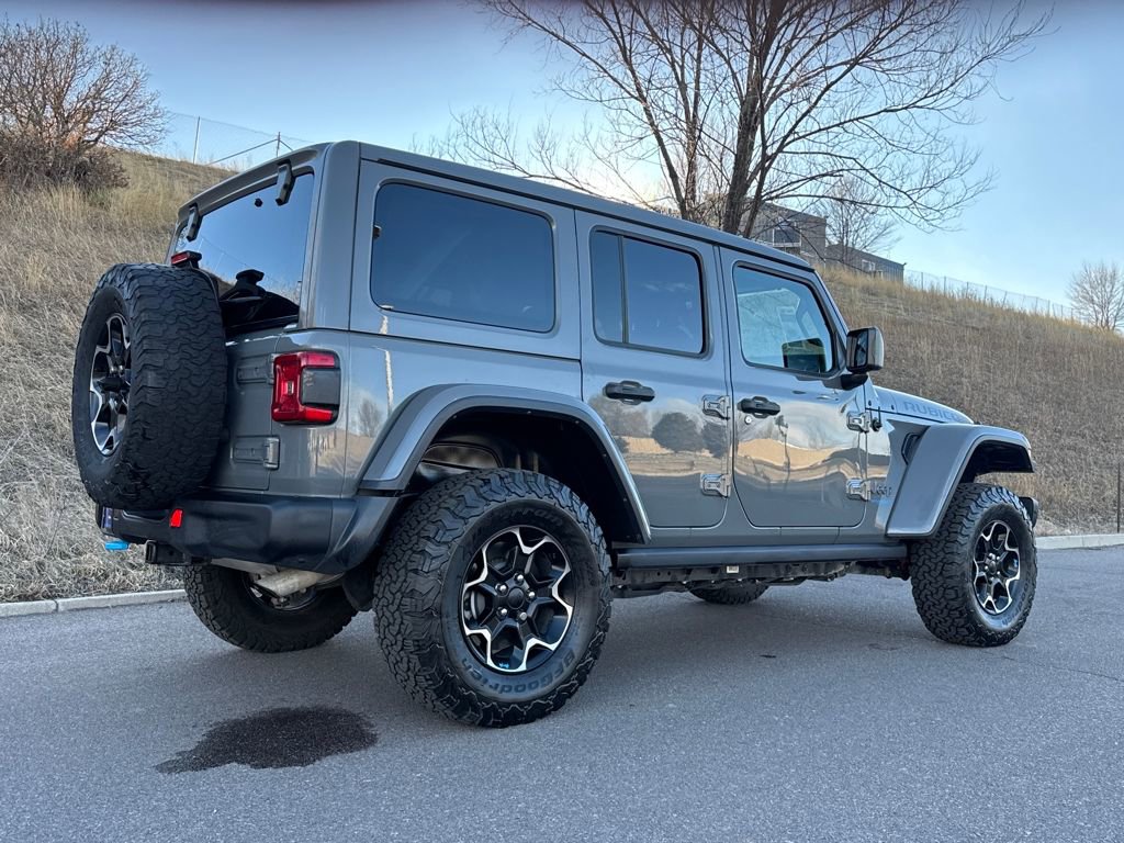 Used 2021 Jeep Wrangler Unlimited Rubicon 4xe w/ Steel Bumper Group image 8
