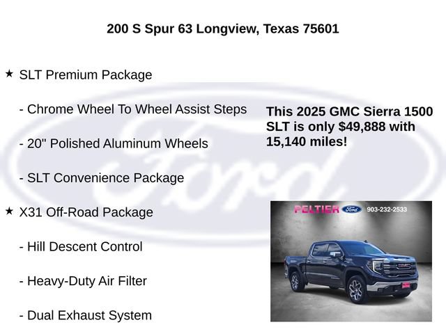Used 2025 GMC Sierra 1500 SLT w/ SLT Premium Package AWD/4WD image 30