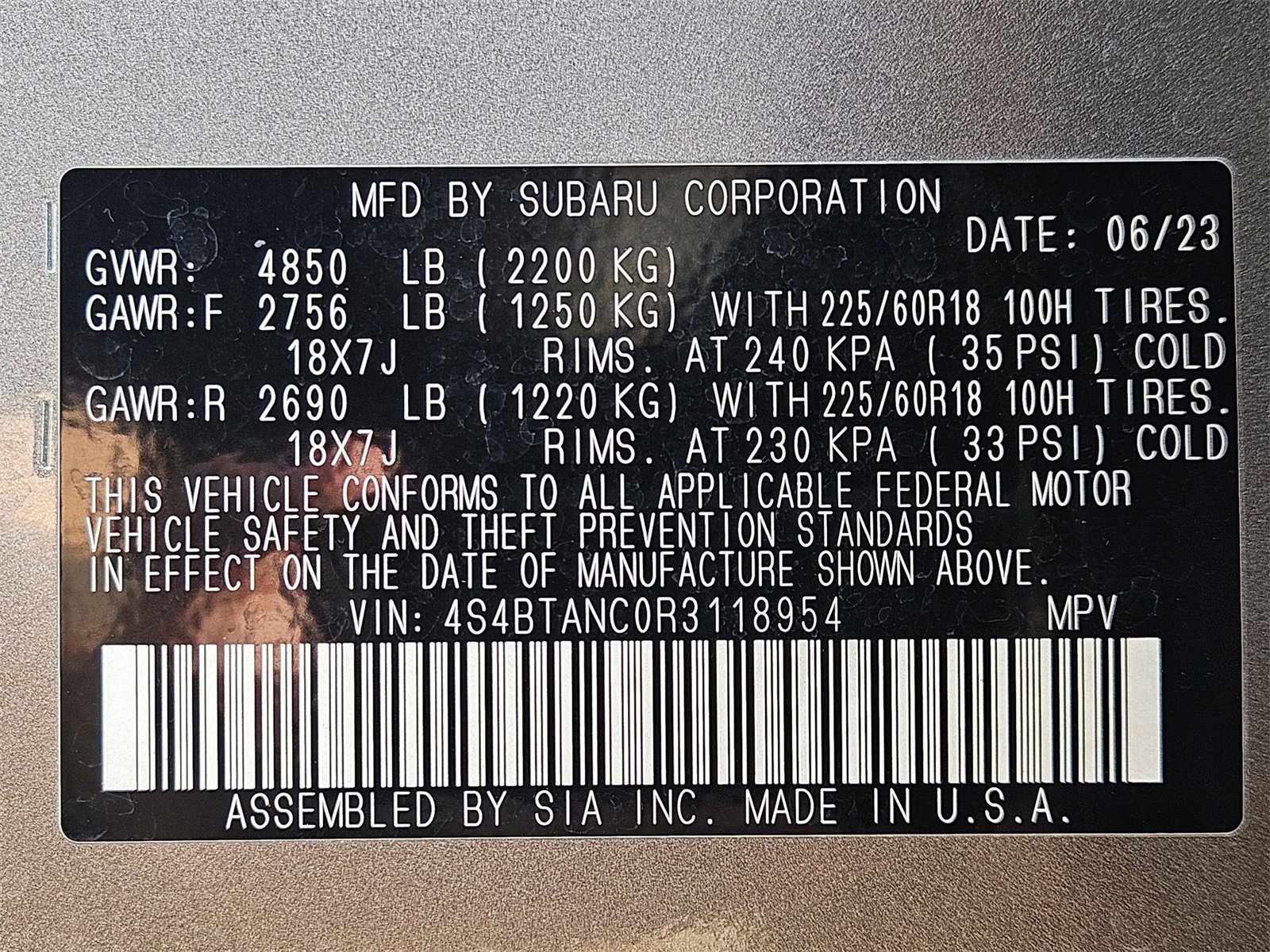 Used 2024 Subaru Outback Limited image 28