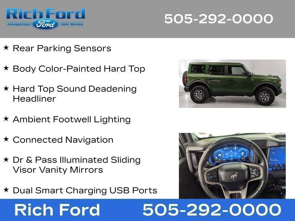 Certified 2025 Ford Bronco Badlands AWD/4WD image 92
