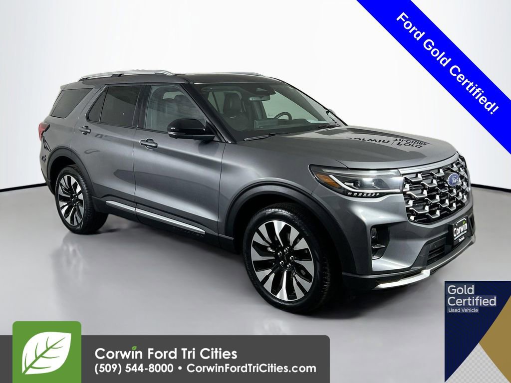 Certified 2025 Ford Explorer Platinum w/ LUX Leather Package image 1