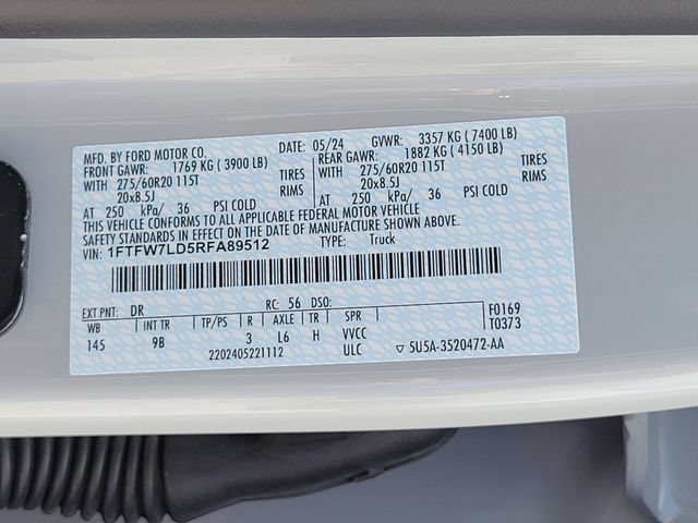 Certified 2024 Ford F150 Platinum AWD/4WD image 16