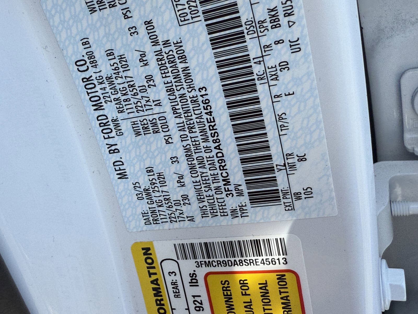 Certified 2025 Ford Bronco Sport Badlands image 34