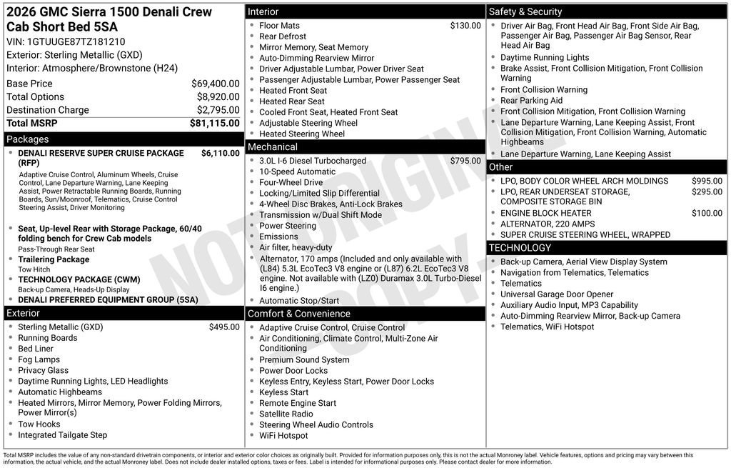 Used 2026 GMC Sierra 1500 Denali image 35