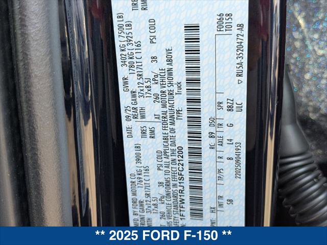 Certified 2025 Ford F150 Raptor w/ Equipment Group 803A Raptor R image 26