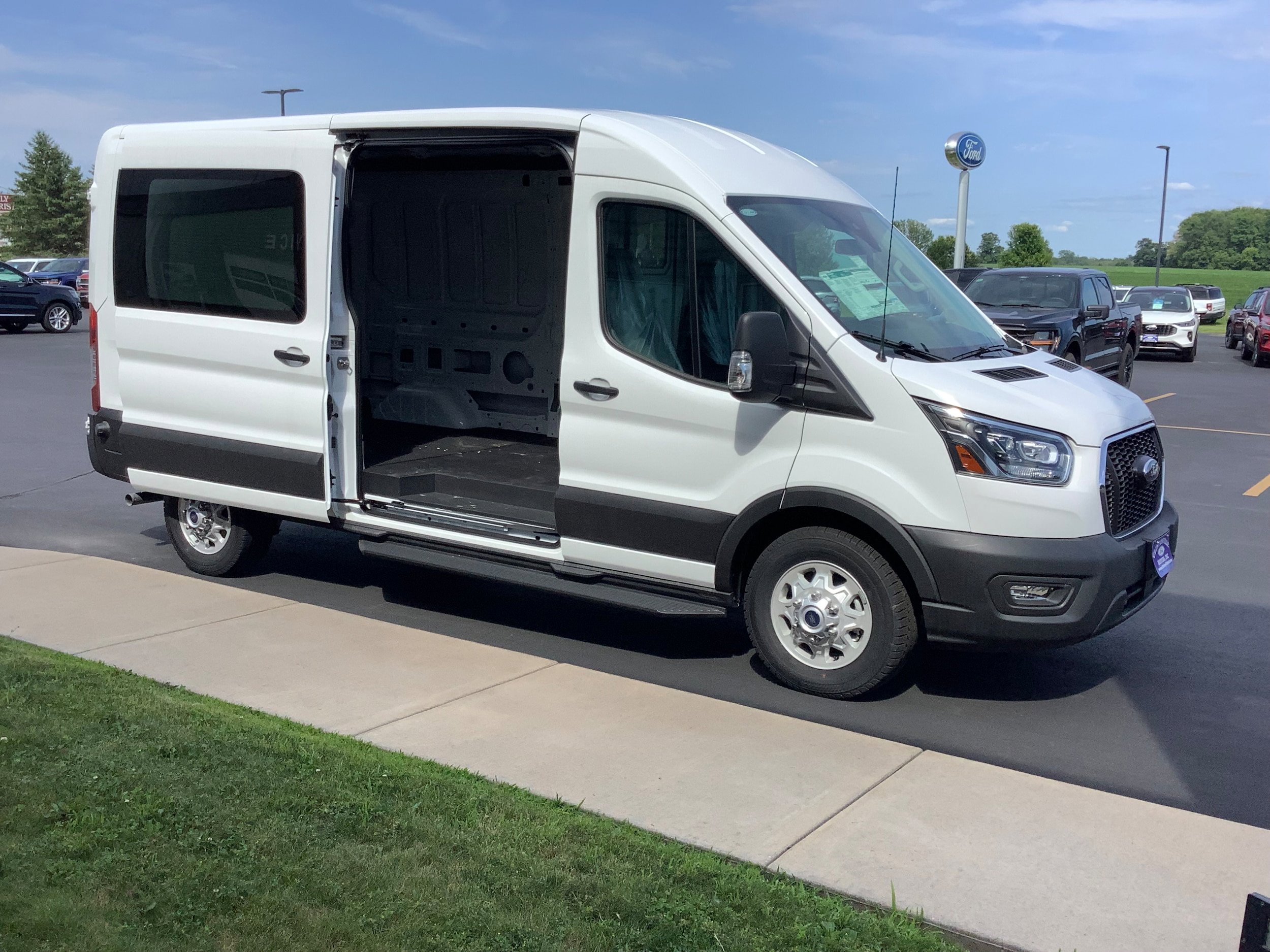 Certified 2024 Ford Transit 250 148 Medium Roof Extended AWD w/ Exterior Upgrade Package image 6
