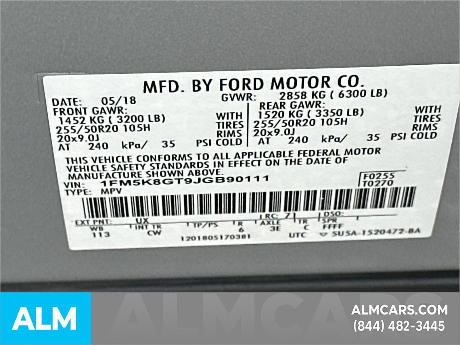 Certified 2018 Ford Explorer Sport AWD/4WD image 40
