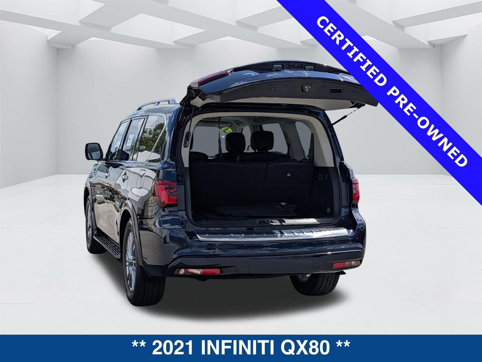 Used 2021 INFINITI QX80 Luxe video 3