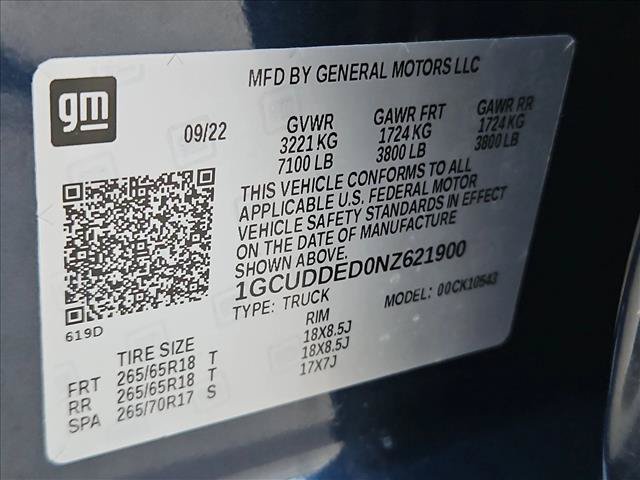 Used 2022 Chevrolet Silverado 1500 LT AWD/4WD image 25