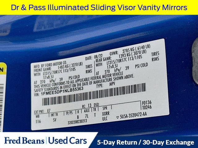 Certified 2022 Ford Bronco Black Diamond w/ Sasquatch Package image 37