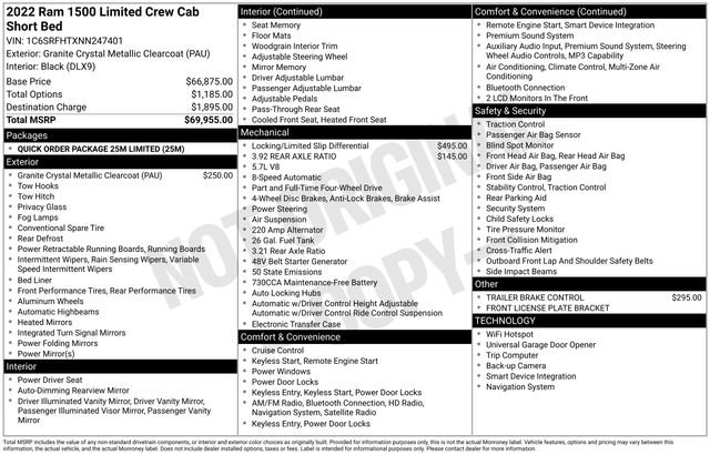 Used 2022 RAM 1500 Limited image 3