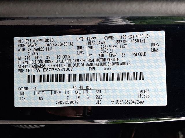 Certified 2023 Ford F150 XLT w/ Equipment Group 302A High AWD/4WD image 28