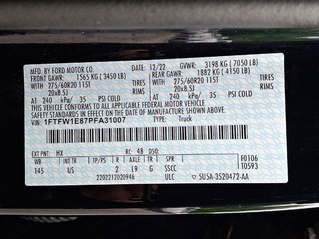Certified 2023 Ford F150 XLT w/ Equipment Group 302A High AWD/4WD image 28