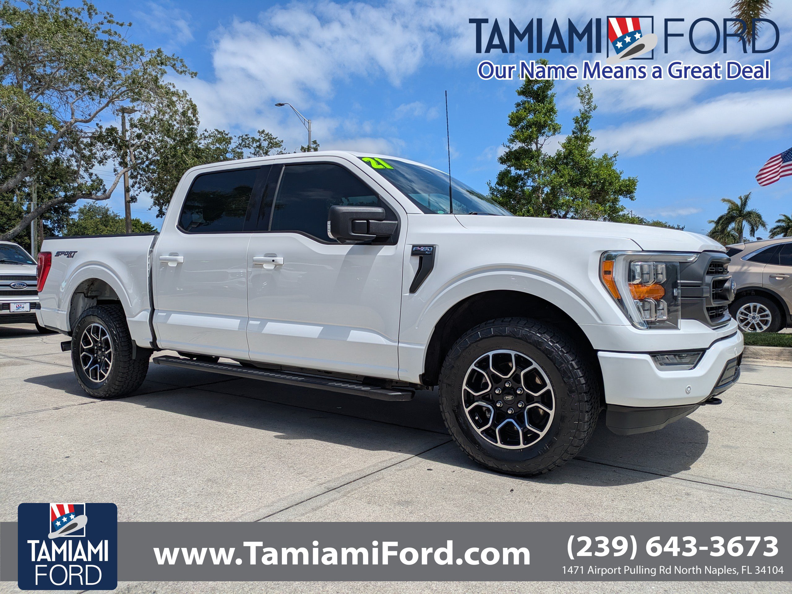 Certified 2021 Ford F150 XLT w/ Equipment Group 302A High AWD/4WD image 1