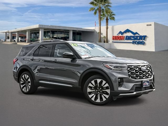 Certified 2025 Ford Explorer Platinum w/ LUX Leather Package