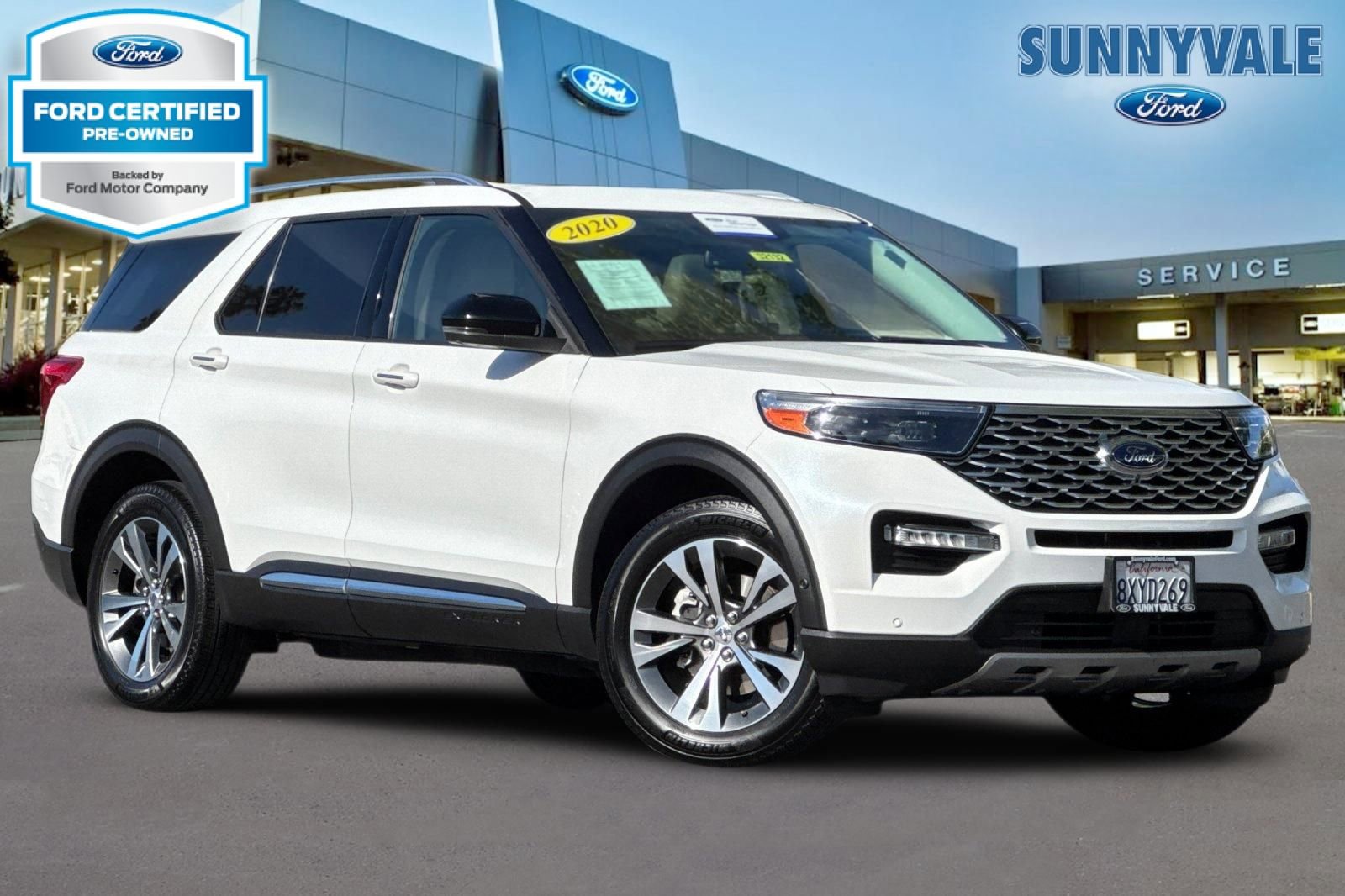 Certified 2020 Ford Explorer Platinum w/ Premium Technology Package