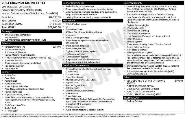 Used 2024 Chevrolet Malibu LT FWD image 5