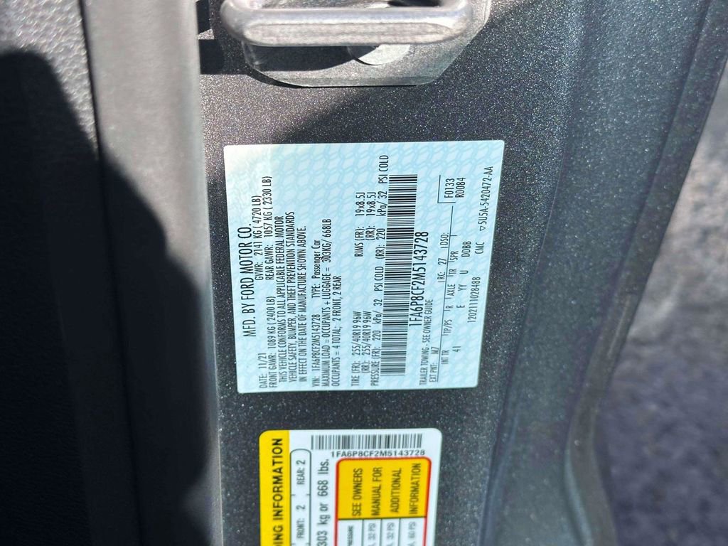Certified 2021 Ford Mustang GT Premium w/ Ford Safe & Smart Package RWD image 16