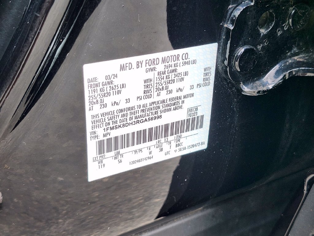 Certified 2024 Ford Explorer XLT w/ Equipment Group 202A AWD/4WD image 35