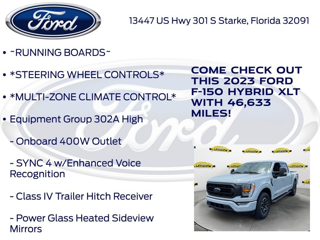 Certified 2023 Ford F150 XLT w/ Equipment Group 302A High AWD/4WD image 17
