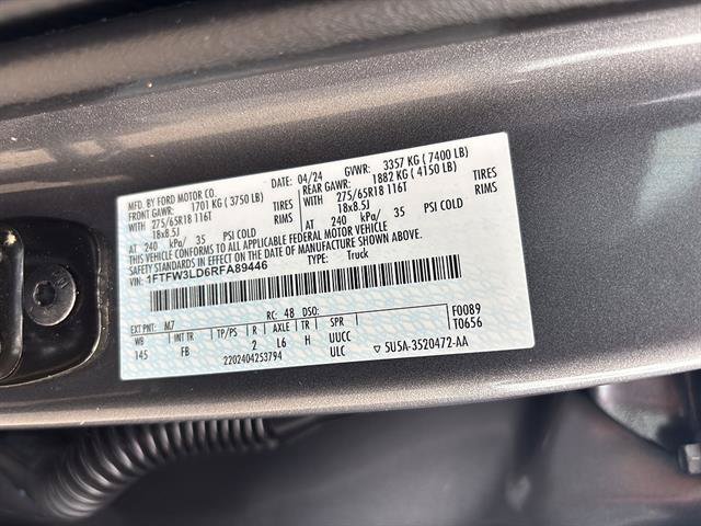 Certified 2024 Ford F150 XLT w/ Equipment Group 302A MID AWD/4WD image 21