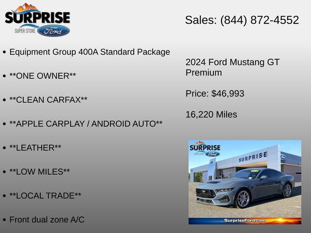 Certified 2024 Ford Mustang GT Premium RWD image 6