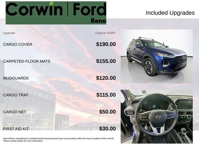 Used 2020 Hyundai Santa Fe SEL AWD/4WD image 3