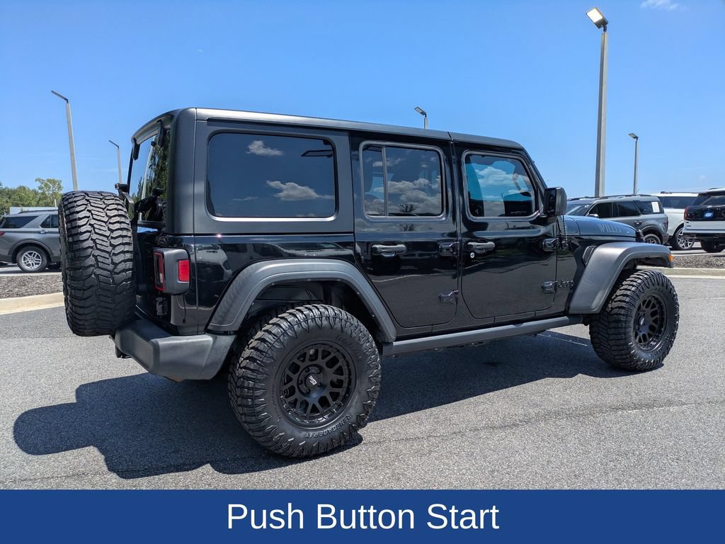 Used 2022 Jeep Wrangler Unlimited Sport AWD/4WD video 4