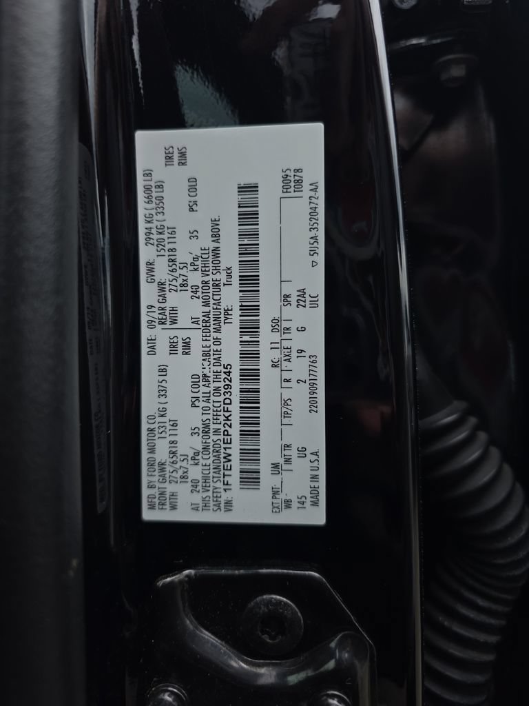 Certified 2019 Ford F150 XLT w/ Equipment Group 302A Luxury AWD/4WD image 22