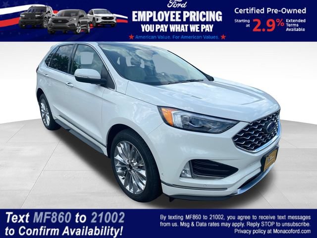 Certified 2023 Ford Edge Titanium w/ Equipment Group 301A