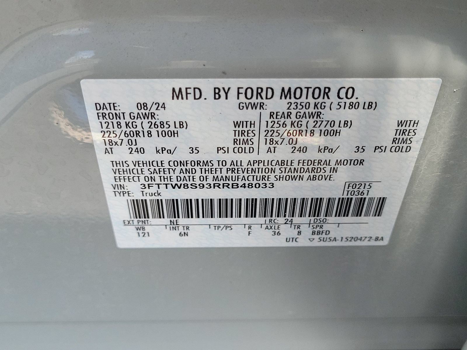 Certified 2024 Ford Maverick Lariat AWD/4WD image 29