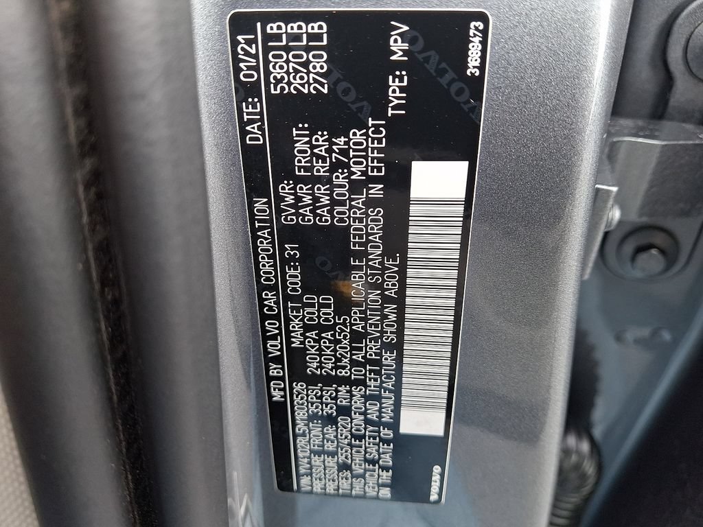 Used 2021 Volvo XC60 T5 Inscription w/ Advanced Package AWD/4WD image 26