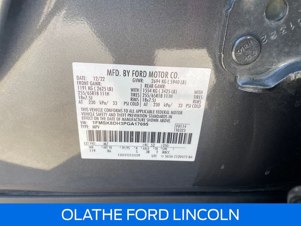 Certified 2023 Ford Explorer XLT image 27