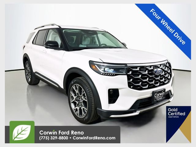 Certified 2025 Ford Explorer Platinum w/ Ultimate Package AWD/4WD image 1