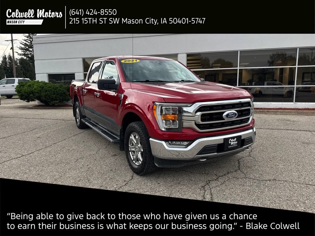Certified 2021 Ford F150 XLT w/ Equipment Group 302A High AWD/4WD image 1