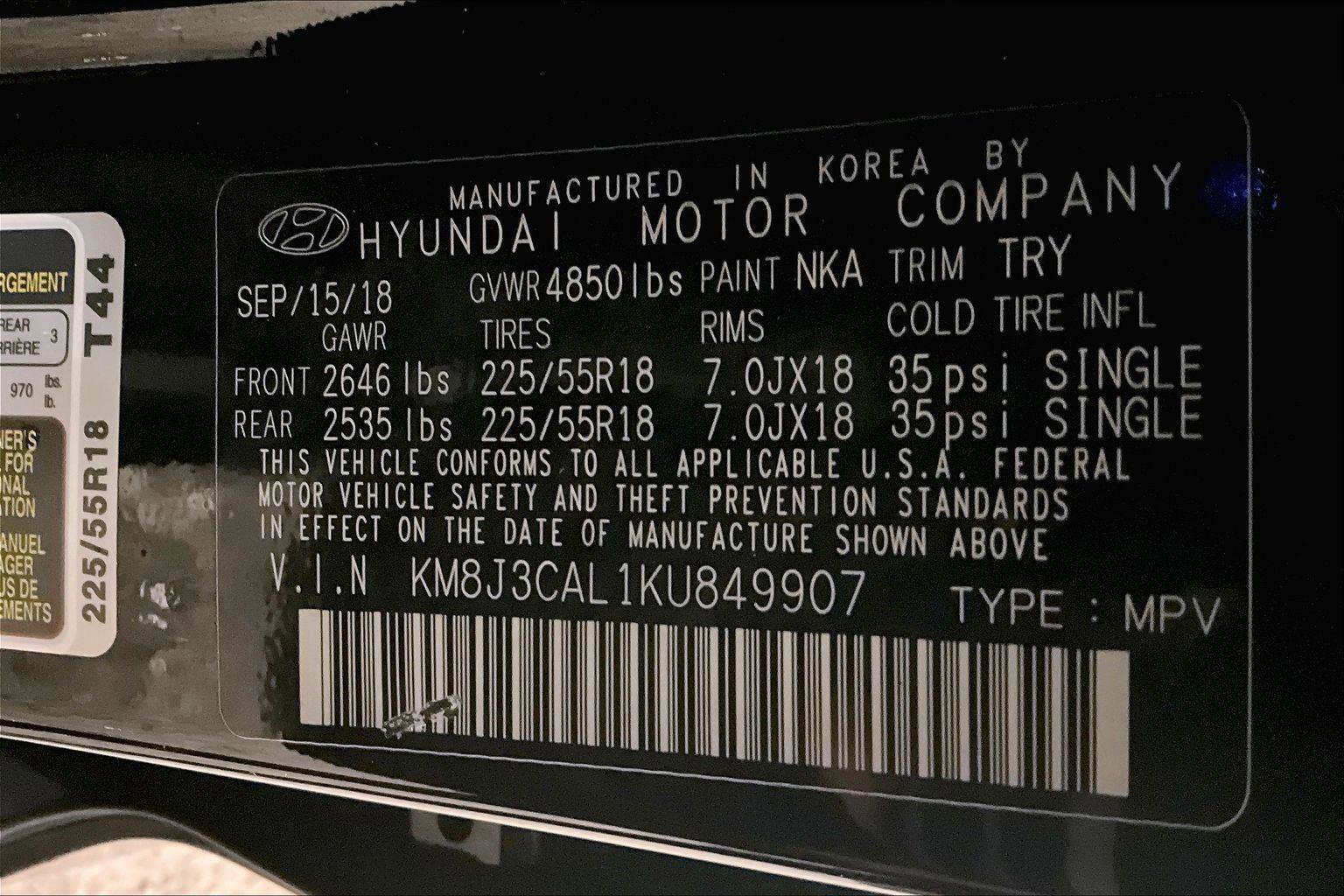 Used 2019 Hyundai Tucson Limited w/ Cargo Package image 32